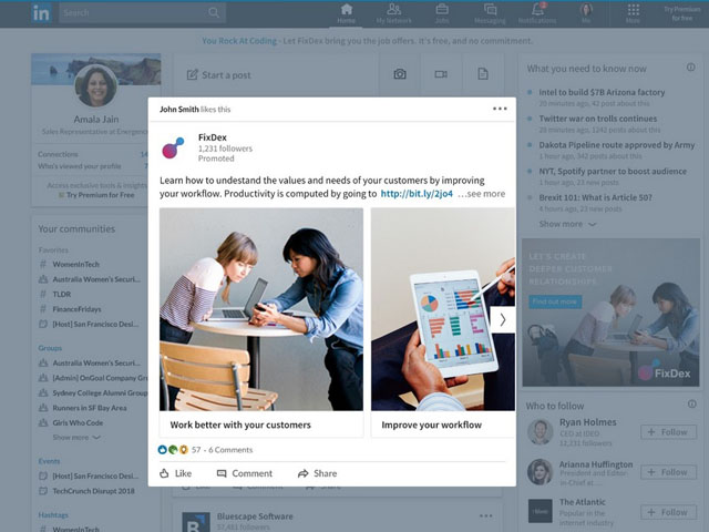LinkedInキャンペーン